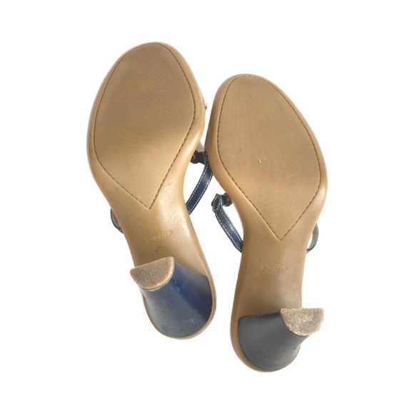 Tod's Color Block Leather Mule Sandal - Picture 4 of 6